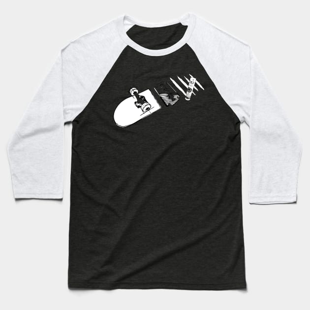 Addicted Baseball T-Shirt by kevinlove_